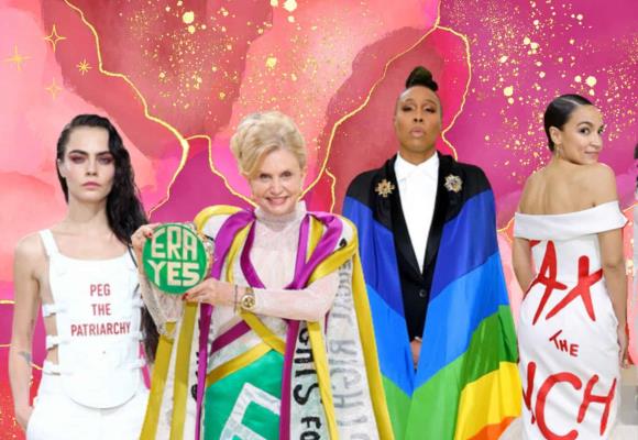 La moda también es política: protestas durante la Met Gala