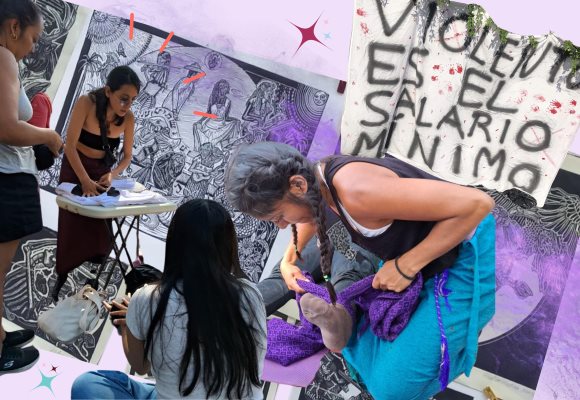 Frente a la violencia machista, la autogestión feminista de las mercaditas