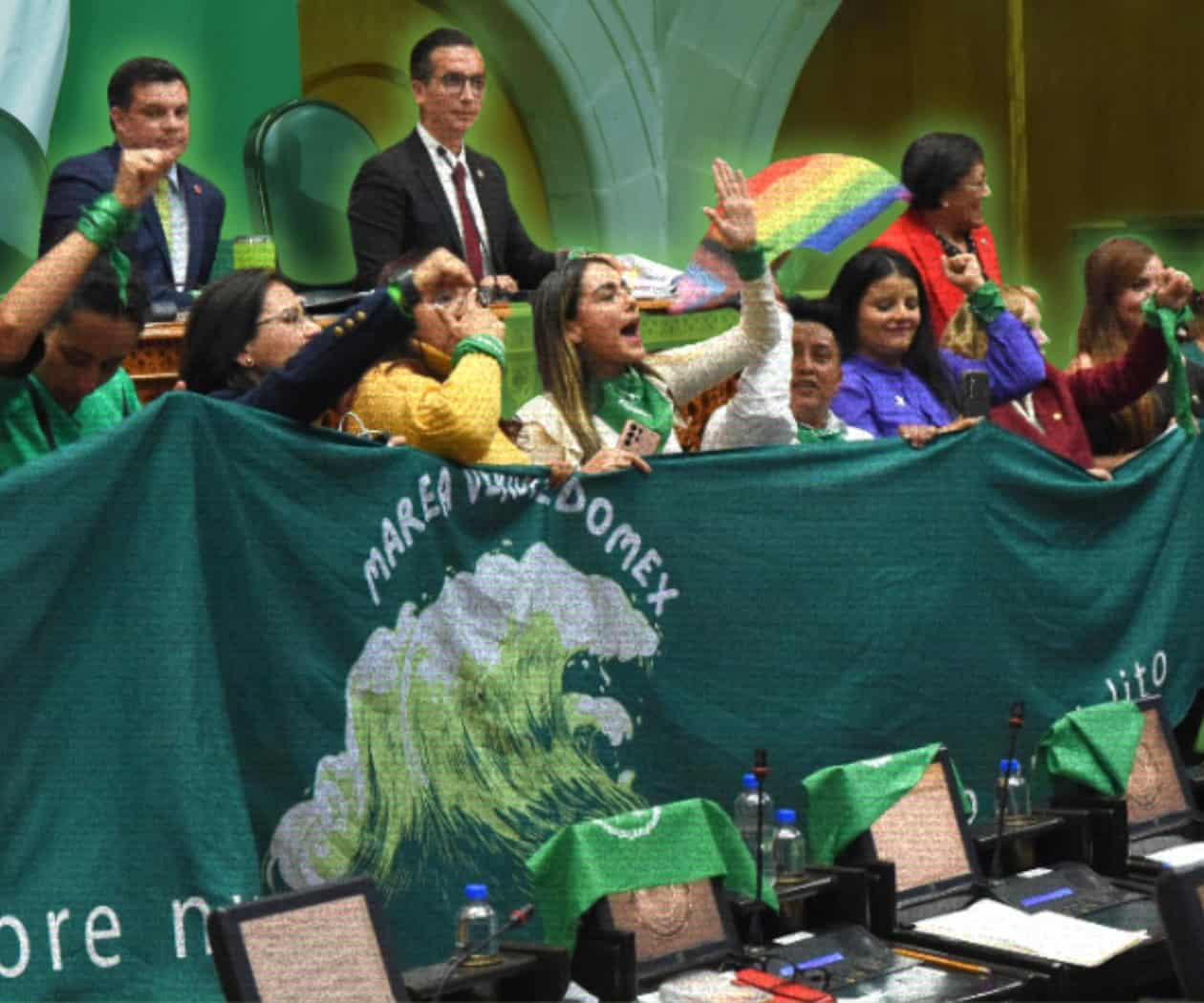 Edomex se suma a la Marea Verde: despenaliza el aborto hasta las 12 semanas Edomex se suma a la Marea Verde: despenaliza el aborto hasta las 12 semanas