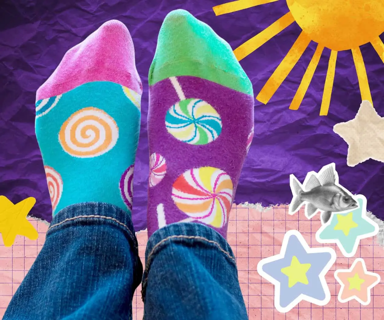 Calcetines dispares: un símbolo de inclusión en el Día del Síndrome de Down Calcetines dispares: un símbolo de inclusión en el Día del Síndrome de Down