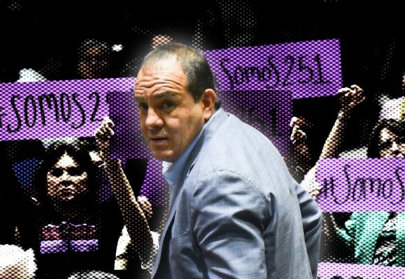 No llegamos todas: marchan tras rechazo al desafuero de Cuauhtémoc Blanco