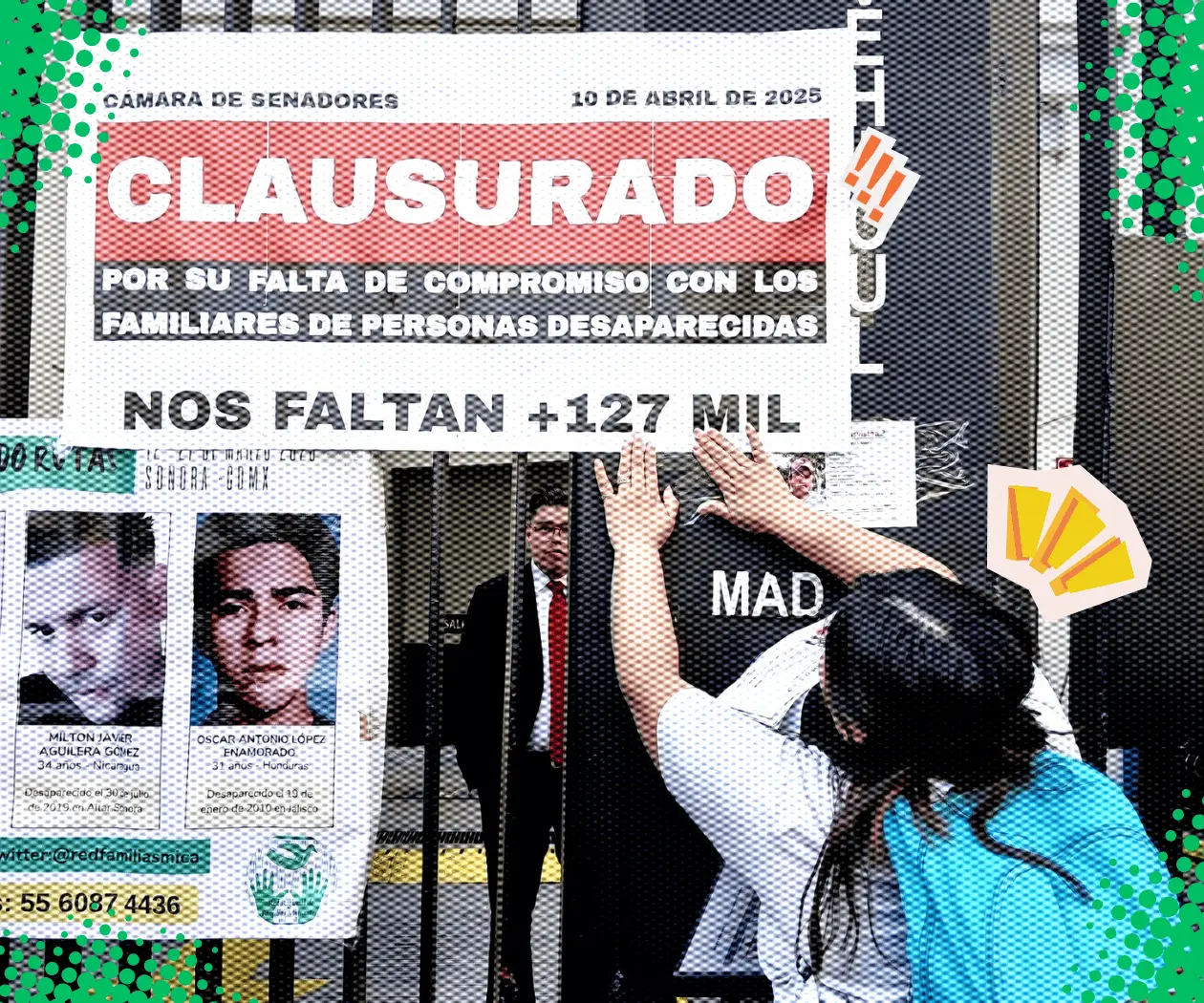 “Negar es desaparecer”: familiares de desaparecidos clausuran el Senado “Negar es desaparecer”: familiares de desaparecidos clausuran el Senado