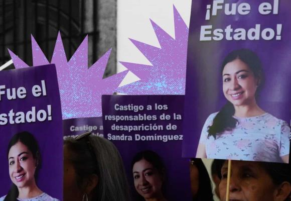 Su hallazgo es reflejo del abandono estatal: familia de Sandra Domínguez