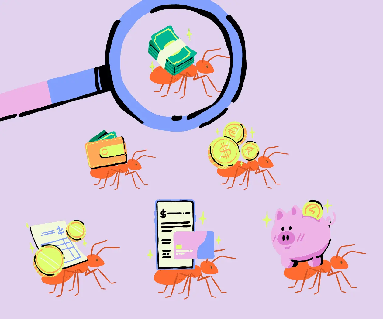 Ahorrar sin culpa: cómo convivir con tus gastos hormiga