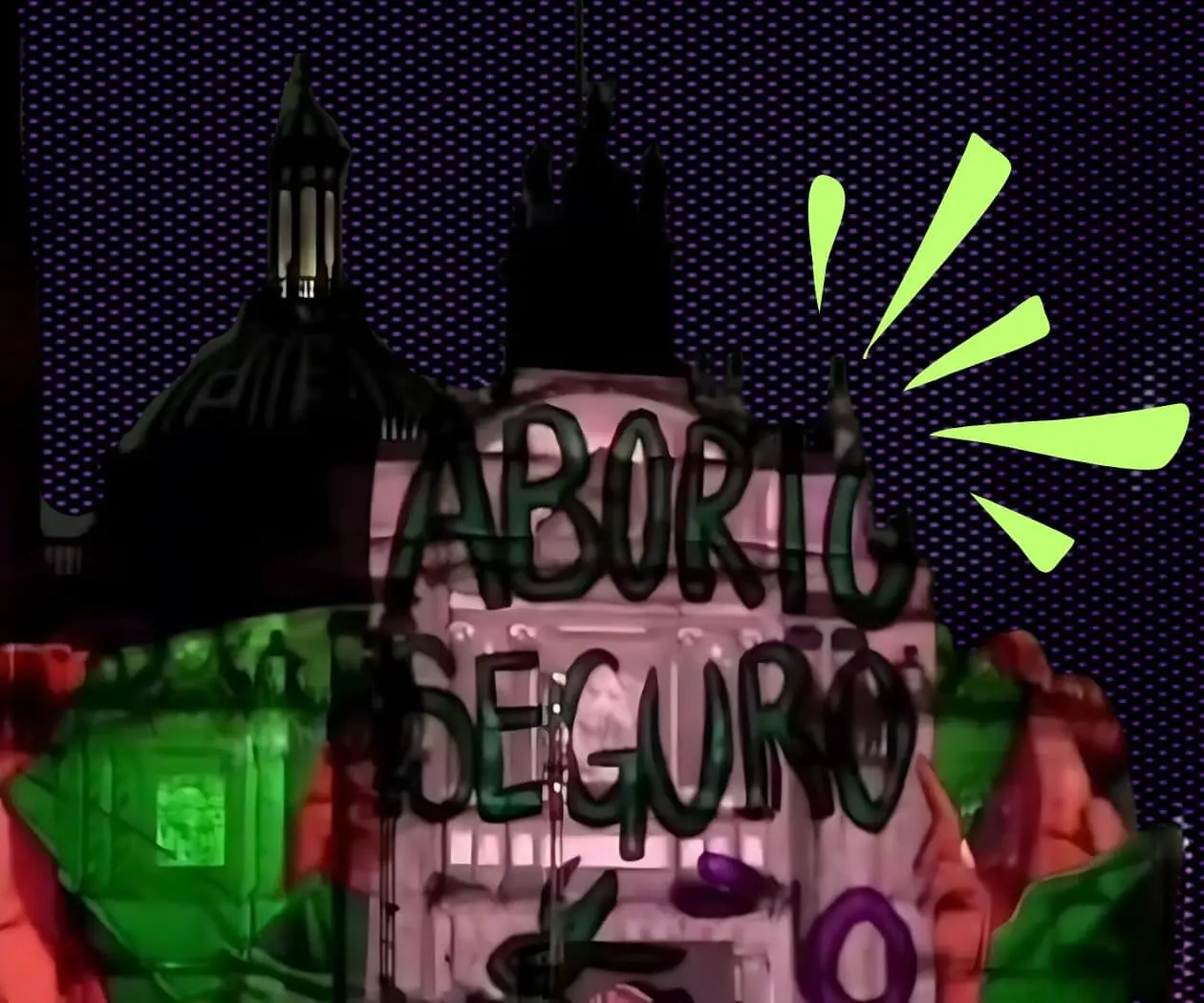 “Aborto seguro” en videomapping divide a Iglesia y Secretaría de Cultura “Aborto seguro” en videomapping divide a Iglesia y Secretaría de Cultura
