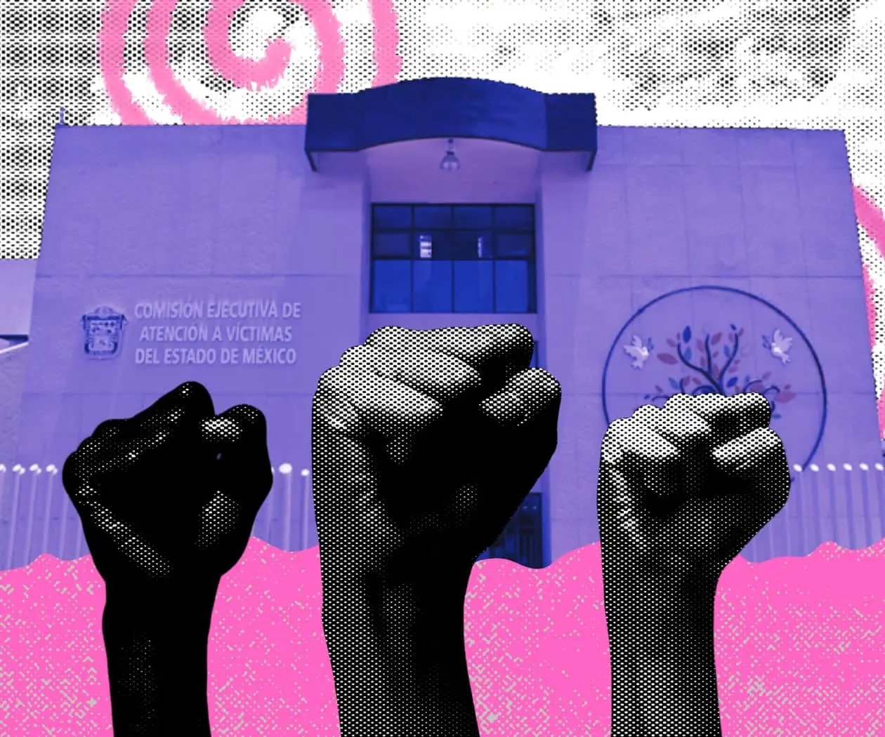 Familias víctimas denuncian toma del CEAVEM y riesgo de quema de archivos