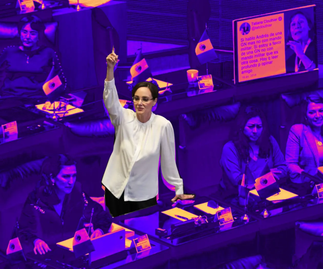 Lilly Téllez enfrenta campaña de firmas que pide su desafuero en México