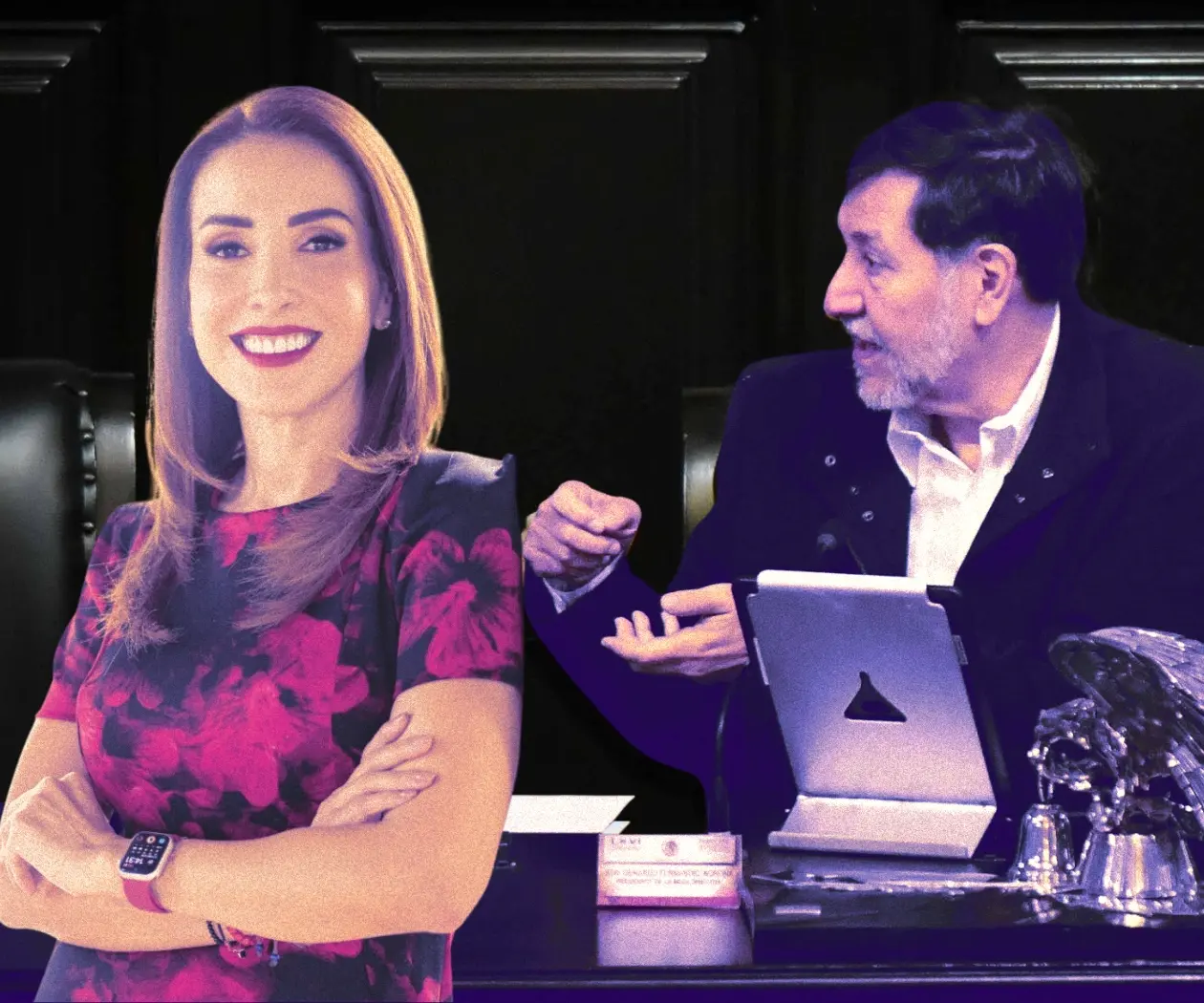 Enfrentamiento entre Noroña y Uresti escala al doxeo contra ella