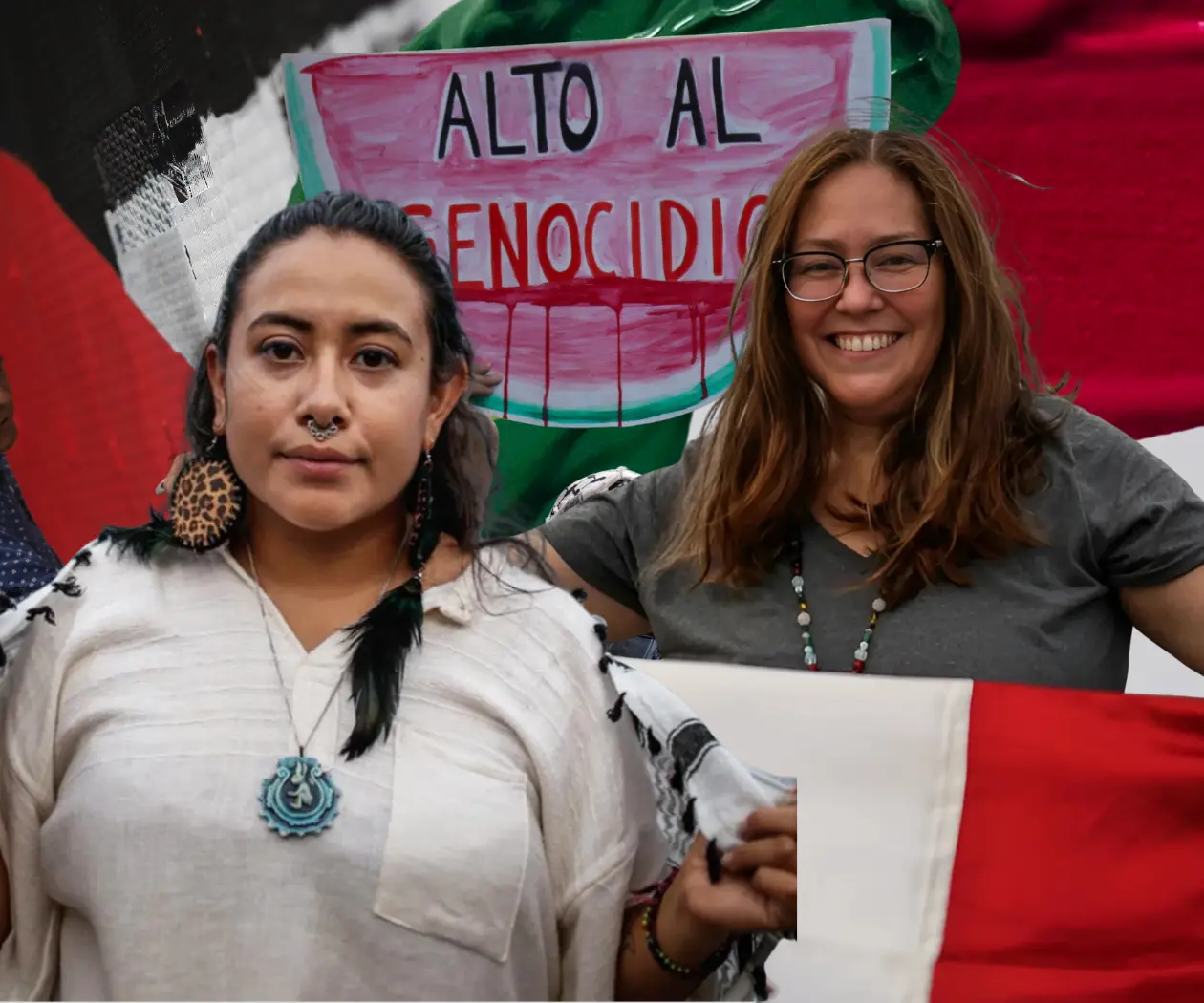 Ellas son las mexicanas que viajan en flotilla humanitaria a Gaza Ellas son las mexicanas que viajan en flotilla humanitaria a Gaza