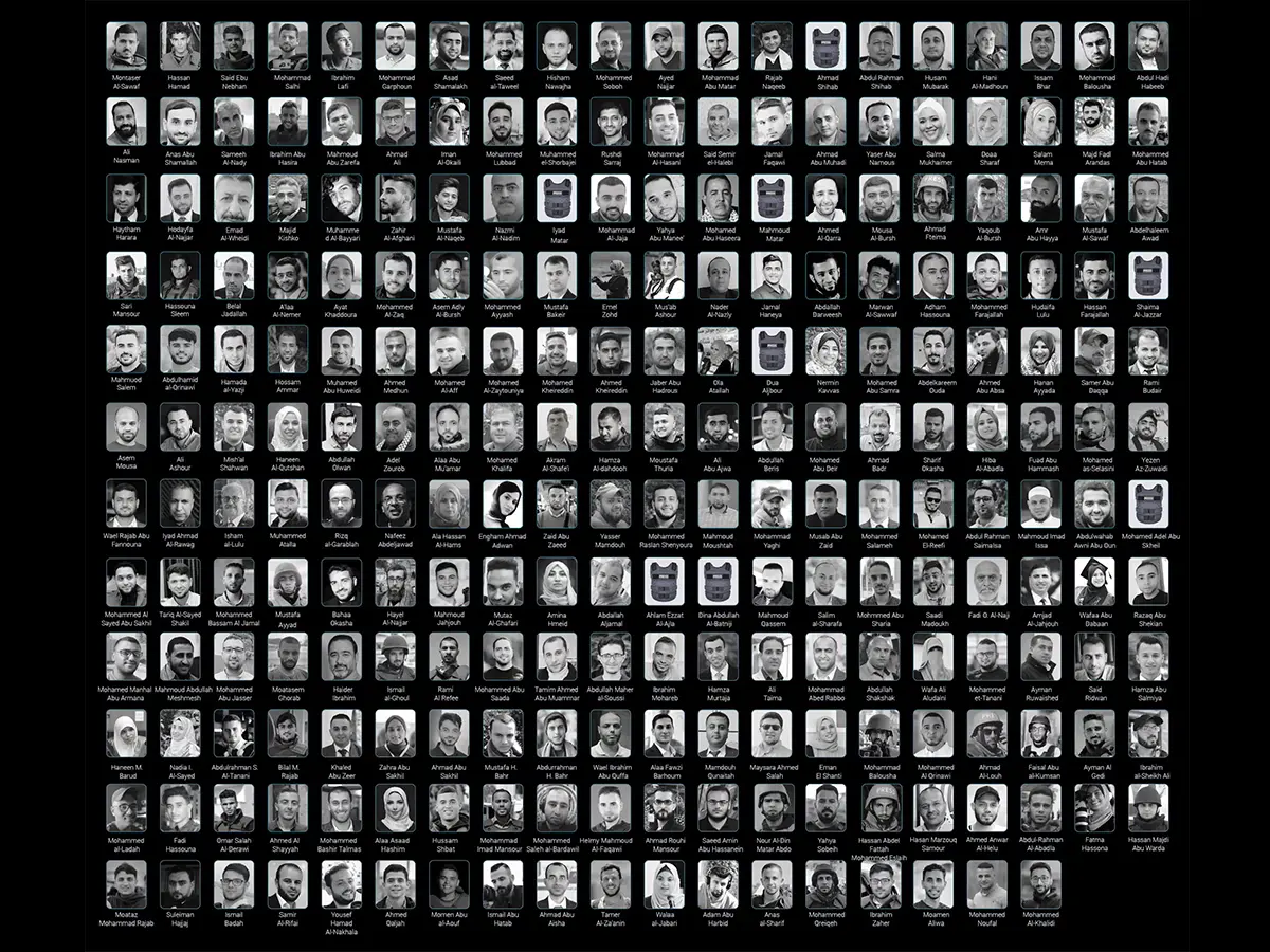 Basta de muerte, basta de tragedia. El asesinato de periodistas palestinos debe terminar Basta de muerte, basta de tragedia. El asesinato de periodistas palestinos debe terminar