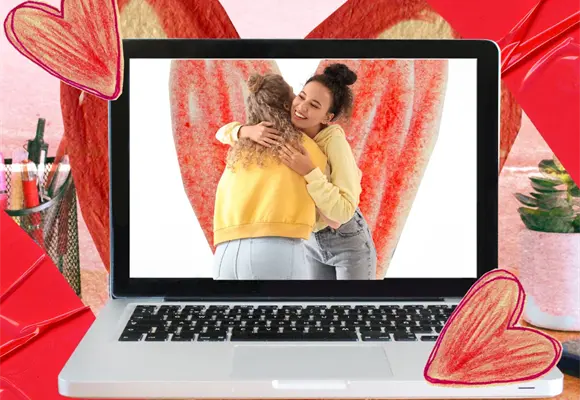 Amigas virtuales: el cari&ntilde;o que florece tras la pantalla